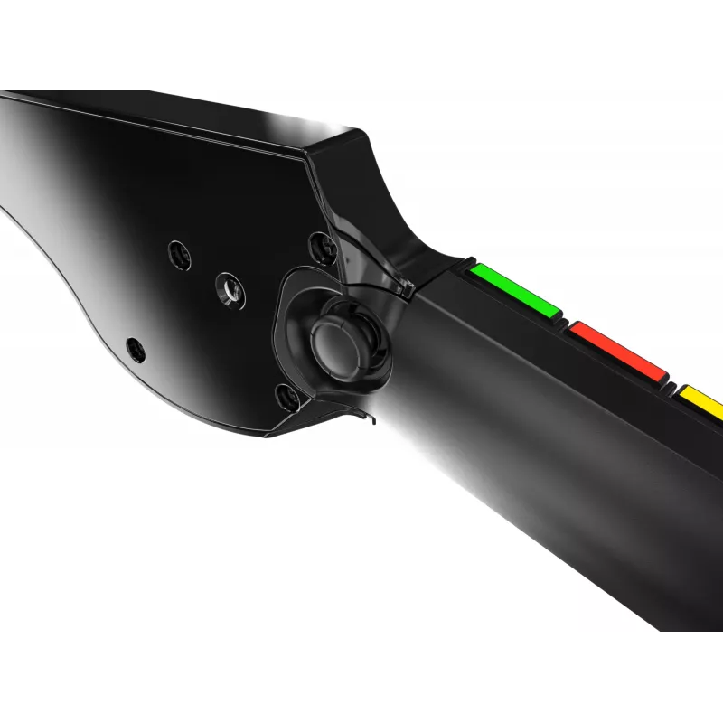 Guitarra PDP Riffmaster preta cinzenta sem fios PC PS4 PS5 bateria 36h