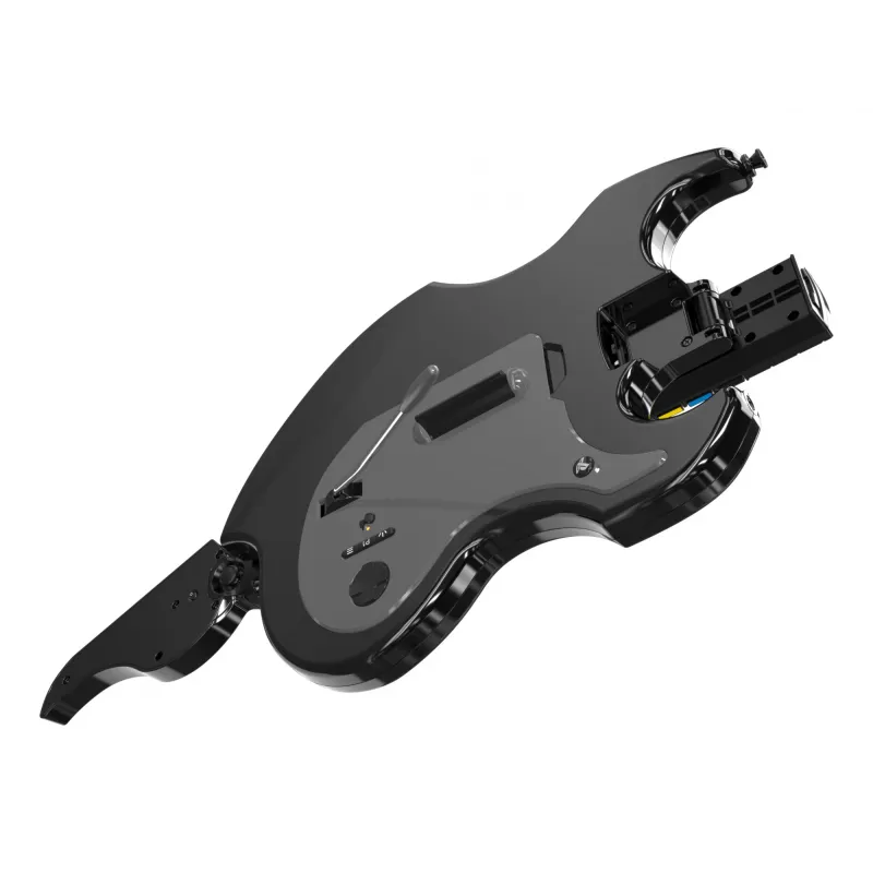 Guitarra PDP Riffmaster preta cinzenta sem fios PC PS4 PS5 bateria 36h
