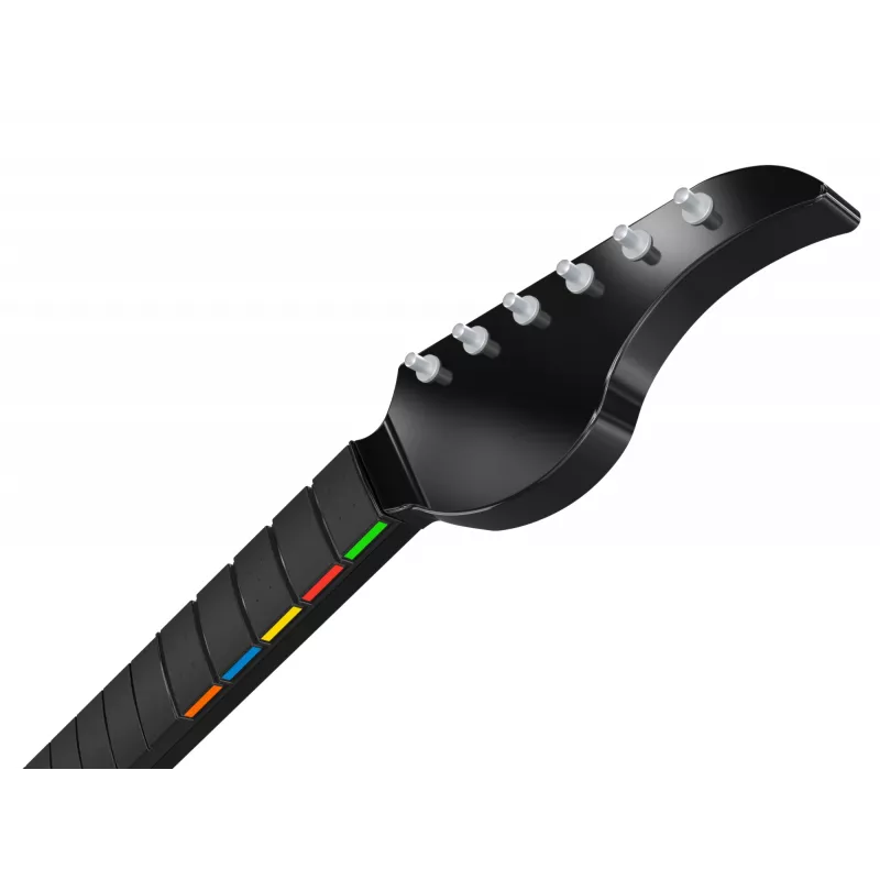 Guitarra PDP Riffmaster preta cinzenta sem fios PC PS4 PS5 bateria 36h