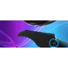 Guitarra PDP Riffmaster preta cinzenta sem fios PC PS4 PS5 bateria 36h