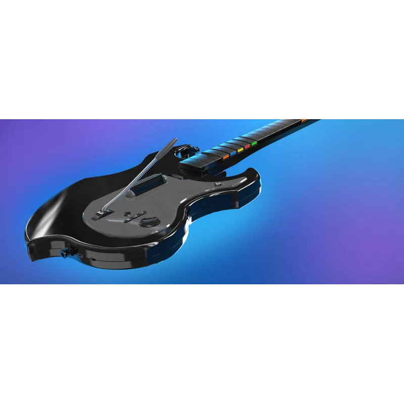 Guitarra PDP Riffmaster preta cinzenta sem fios PC PS4 PS5 bateria 36h