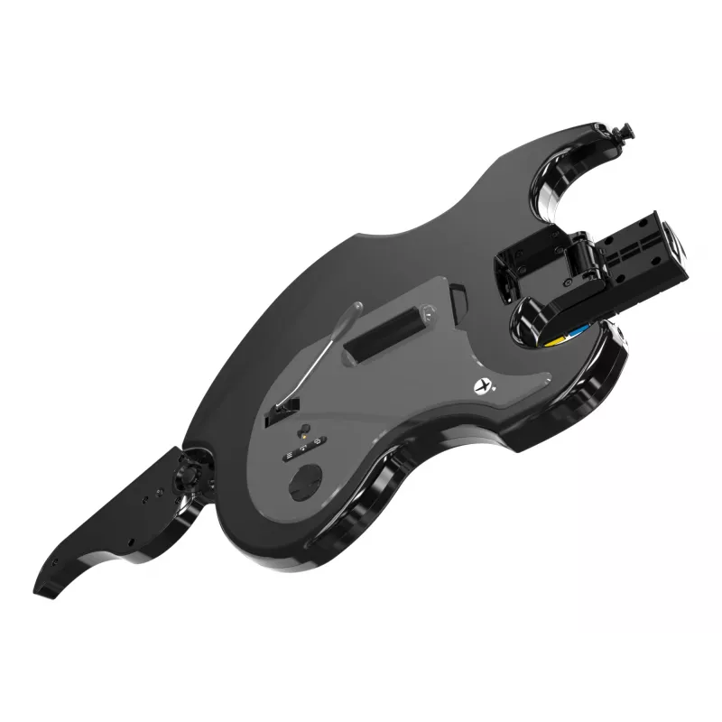Guitarra PDP Riffmaster preta, cinzenta analógica / digital PC, Xbox One, Xbox Series S, Xbox Series X