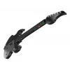 Guitarra PDP Riffmaster preta, cinzenta analógica / digital PC, Xbox One, Xbox Series S, Xbox Series X