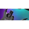 Guitarra PDP Riffmaster preta, cinzenta analógica / digital PC, Xbox One, Xbox Series S, Xbox Series X