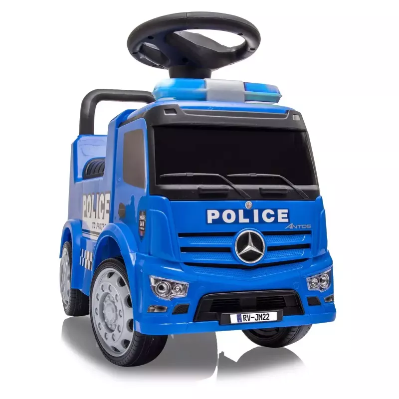 Carro de passeio Jamara Mercedes-Benz Antos Polícia 4 rodas efeitos de luz