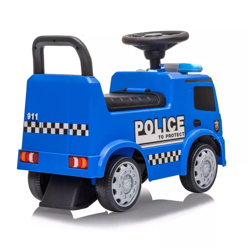 Carro de passeio Jamara Mercedes-Benz Antos Polícia 4 rodas efeitos de luz