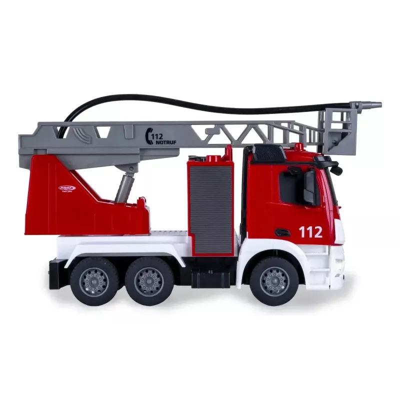 Modelo RC veículo de bombeiros Jamara Mercedes-Benz Antos motor elétrico 1:26