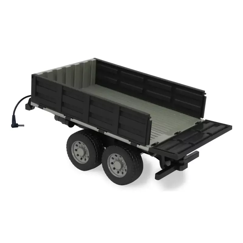 Peça de atrelado basculante para trator RC Jamara 1:16, preto, peça de pista, 0,41 kg