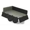 Peça de atrelado basculante para trator RC Jamara 1:16, preto, peça de pista, 0,41 kg