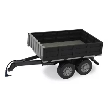 Peça de atrelado basculante para trator RC Jamara 1:16, preto, peça de pista, 0,41 kg