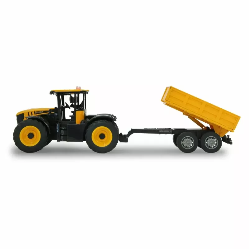 Trator Jamara JCB Fastrac 1:24 motor elétrico modelo RC para crianças