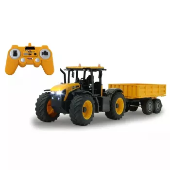 Trator Jamara JCB Fastrac 1:24 motor elétrico modelo RC para crianças