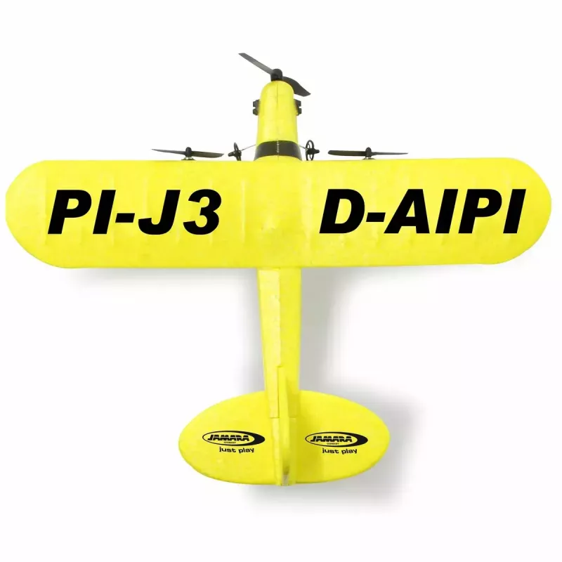 Avião Jamara Piper J3-CUB motor elétrico 150 mAh 106 g