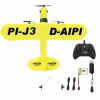 Avião Jamara Piper J3-CUB motor elétrico 150 mAh 106 g