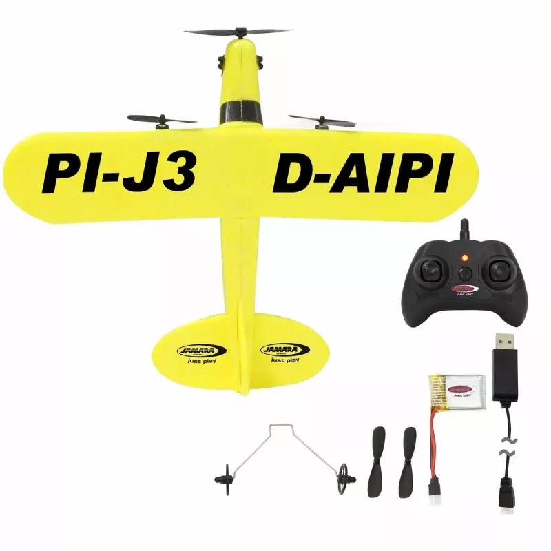 Avião Jamara Piper J3-CUB motor elétrico 150 mAh 106 g