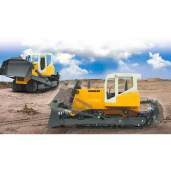 Bulldozer Jamara Liebherr modelo telecomandado motor elétrico 1:20