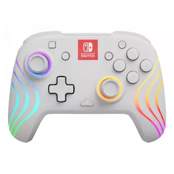 Comando PDP Afterglow Wave branco analógico / digital Nintendo Switch, Nintendo Switch OLED