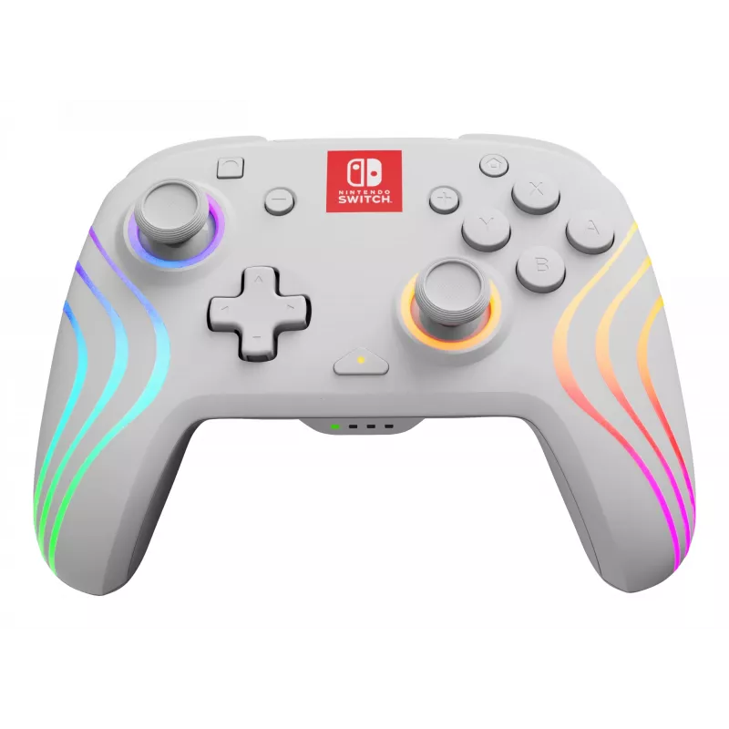 Comando PDP Afterglow Wave branco analógico / digital Nintendo Switch, Nintendo Switch OLED