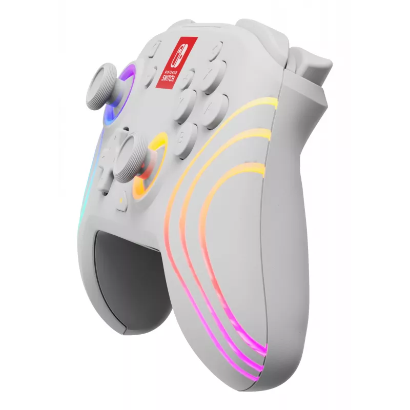 Comando PDP Afterglow Wave branco analógico / digital Nintendo Switch, Nintendo Switch OLED