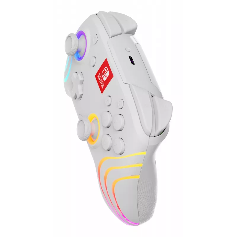 Comando PDP Afterglow Wave branco analógico / digital Nintendo Switch, Nintendo Switch OLED