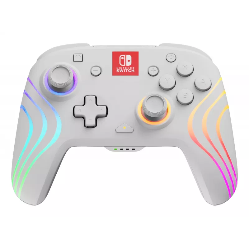 Comando PDP Afterglow Wave branco analógico / digital Nintendo Switch, Nintendo Switch OLED