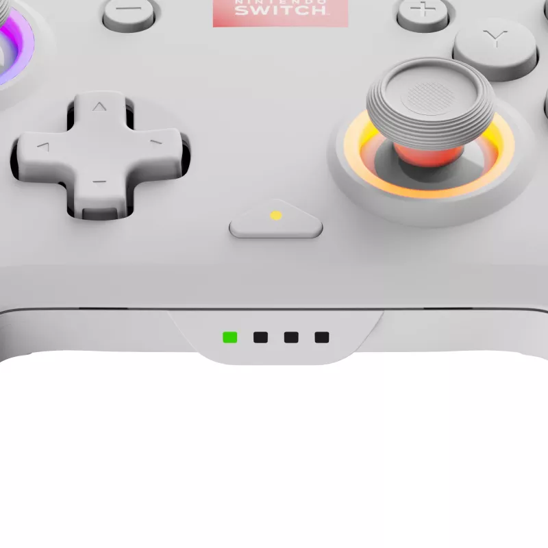 Comando PDP Afterglow Wave branco analógico / digital Nintendo Switch, Nintendo Switch OLED