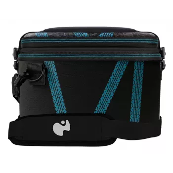 Estojo rígido PDP Nintendo Switch Kart Drift Overnight Case GLOW preto azul