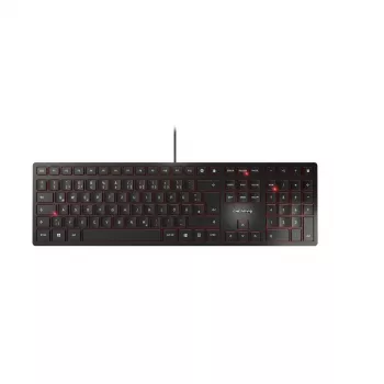 Teclado CHERRY KC 6000 slim USB nórdico preto