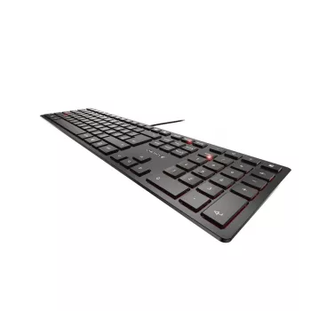 Teclado CHERRY KC 6000 slim USB nórdico preto