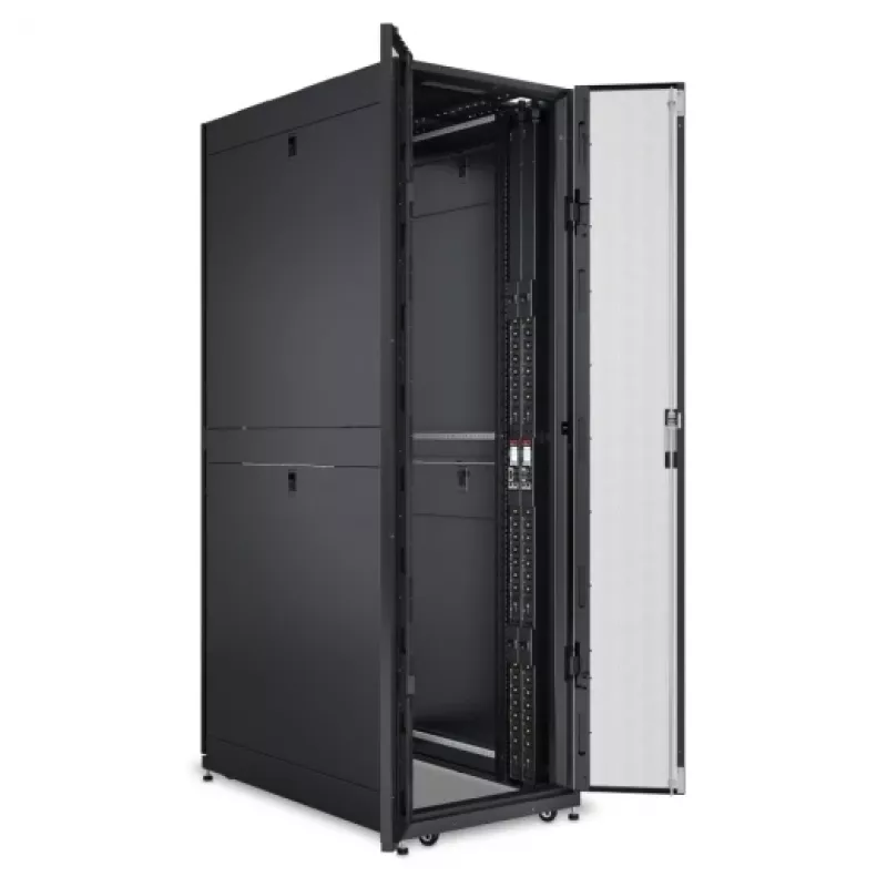 Unidade de distribuição de energia APC NetShelter 9000 PDU 24 saídas AC (C13/C15/C19/C21), NEMA L6-20P, 200–208 V, 20 A, vertical 0U, preto