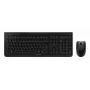 Conjunto de teclado e rato sem fios tamanho completo Cherry DW 3000 — RF wireless, layout QWERTZ, 108 teclas, preto