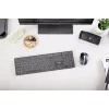 Teclado fino CHERRY KW 9100 universal RF wireless + Bluetooth preto