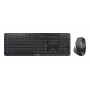 Teclado e rato CHERRY Stream desktop ultimate com Home/Office USB + RF Wireless + Bluetooth AZERTY francês preto