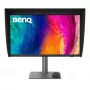 Monitor de computador BenQ PD2770U 27 polegadas 4K UHD (3840×2160) IPS LCD, 5 ms, 400 cd/m², hub USB 3.2, VESA, altura ajustável