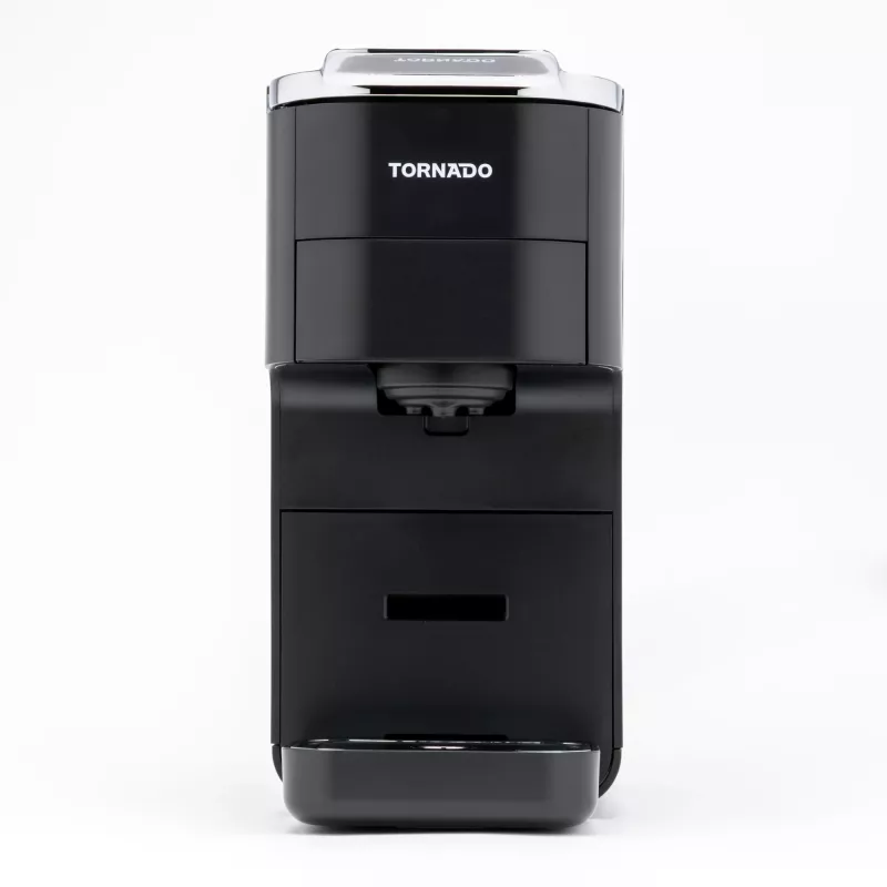 TORNADO TCM7042-GS | máquina de café multikaps 5 em 1, máquina de café de cápsulas, 1,5 L, cápsulas de café, café moído, 1350 W, preto