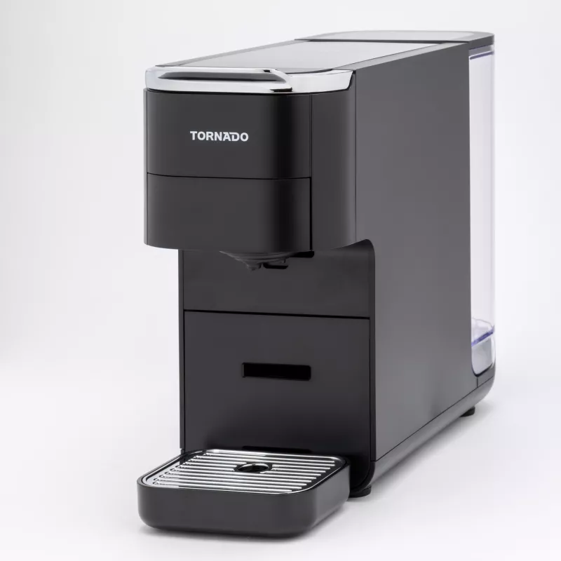 TORNADO TCM7042-GS | máquina de café multikaps 5 em 1, máquina de café de cápsulas, 1,5 L, cápsulas de café, café moído, 1350 W, preto
