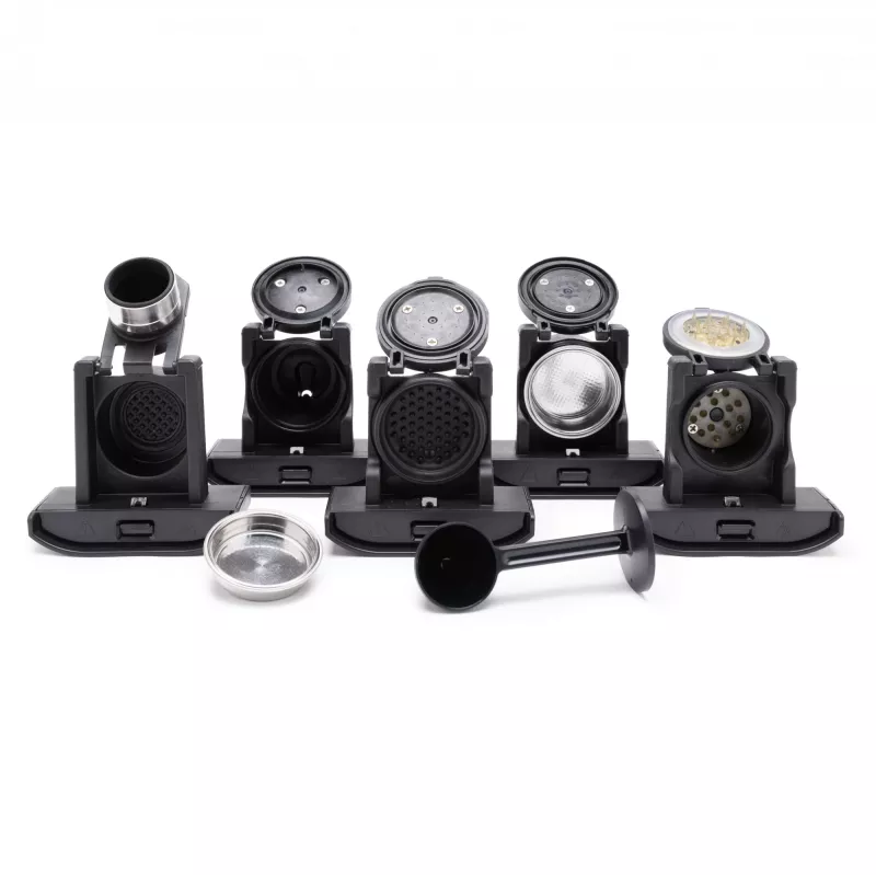 TORNADO TCM7042-GS | máquina de café multikaps 5 em 1, máquina de café de cápsulas, 1,5 L, cápsulas de café, café moído, 1350 W, preto