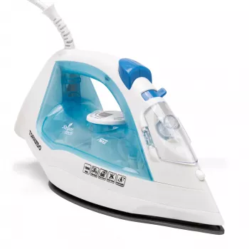 TORNADO TST-1800 | ferro de engomar a vapor com base antiaderente de teflon e golpe de vapor de 160 g