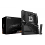 Placa-mãe GIGABYTE X870 AORUS STEALTH - suporta CPUs AMD Ryzen 9000, 16+2+2 fases VRM digital, até 8200Hz DDR5 (OC), 2xPCIe 5.0 + 2xPCIe 4.0, Wi-Fi 7, 5 GbE LAN, USB 4