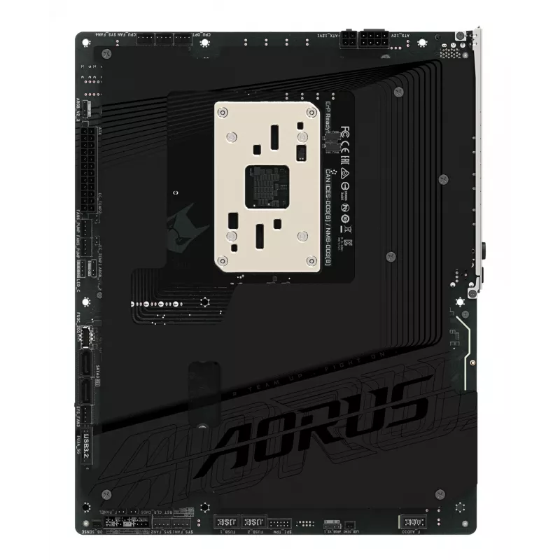 Placa-mãe GIGABYTE X870 AORUS STEALTH - suporta CPUs AMD Ryzen 9000, 16+2+2 fases VRM digital, até 8200Hz DDR5 (OC), 2xPCIe 5.0 + 2xPCIe 4.0, Wi-Fi 7, 5 GbE LAN, USB 4