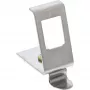 Suporte de montagem Keystone InLine para calha DIN, 1 porta, metal