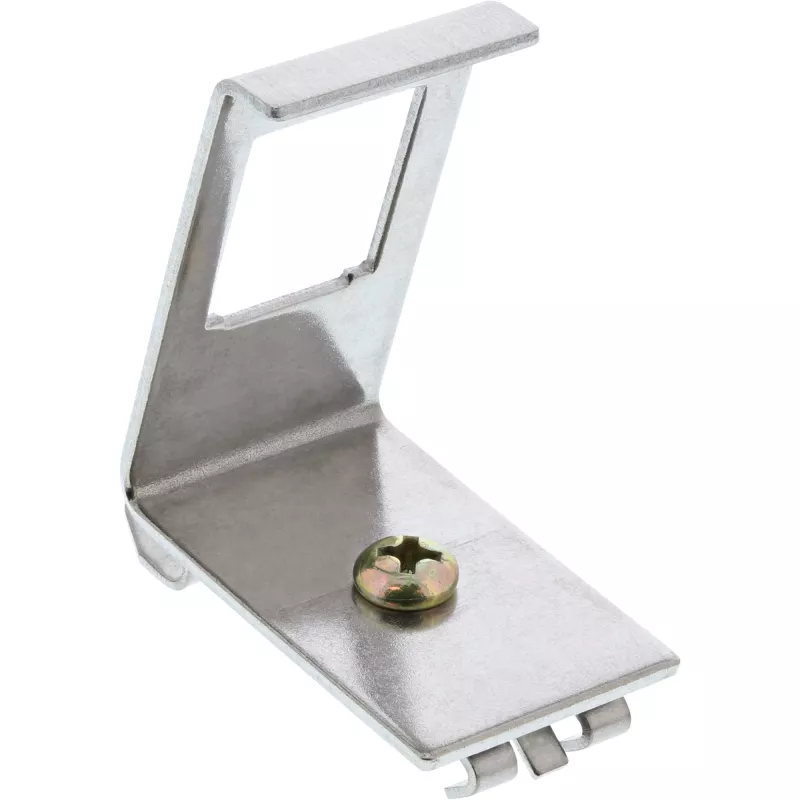 Suporte de montagem Keystone InLine para calha DIN, 1 porta, metal