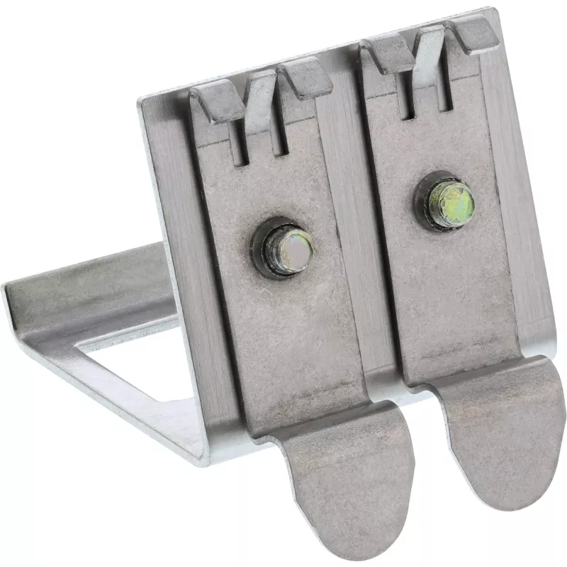 Suporte Keystone InLine para calha DIN, 2 portas, metal