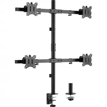Suporte de mesa InLine para 4x TV / LED / ecrã TFT até 81cm 32 polegadas máx. 9kg