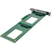 InLine 76660O adaptador U.2 interno PCIe macho 4 Gbit/s