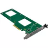 InLine 76660O adaptador U.2 interno PCIe macho 4 Gbit/s