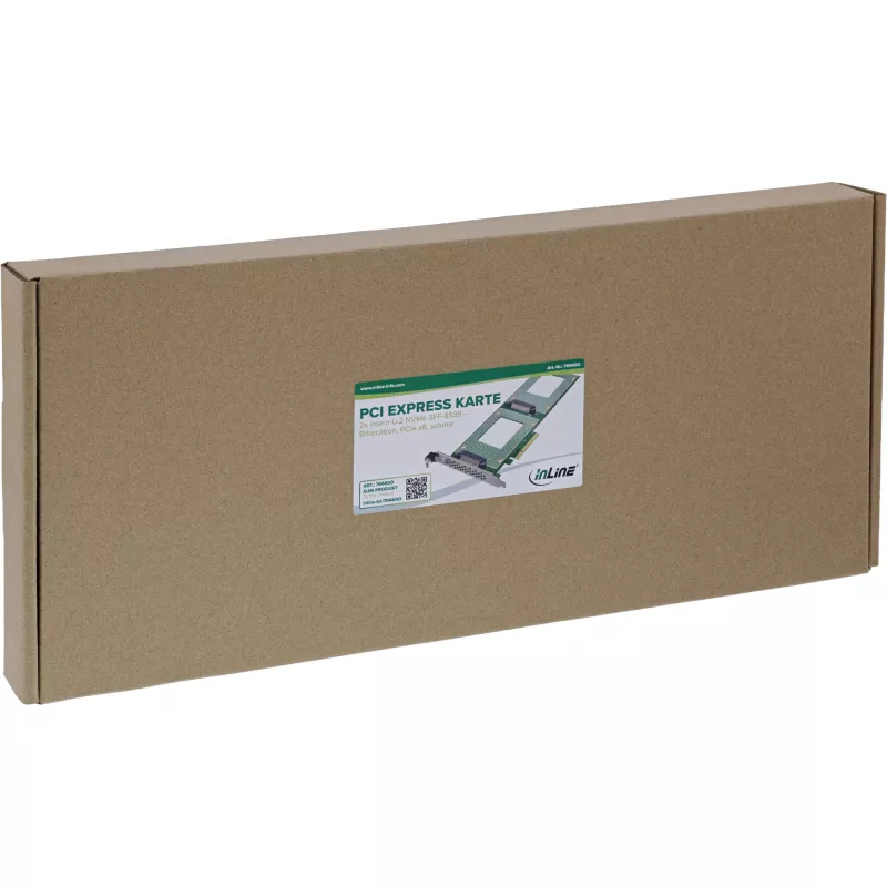 InLine 76660O adaptador U.2 interno PCIe macho 4 Gbit/s