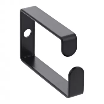 Organizador de cabos InLine 43x70mm metal preto — organizador de cabos universal, 12,3×70×55 mm