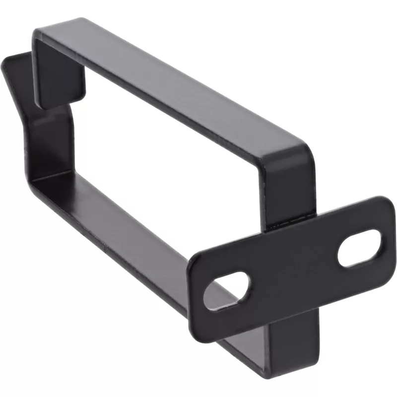 Organizador de cabos InLine 19110T metal 44,4×102,8×80 mm preto, universal