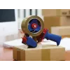 Dispensador de fita adesiva TESA 6300 metal borracha azul vermelho